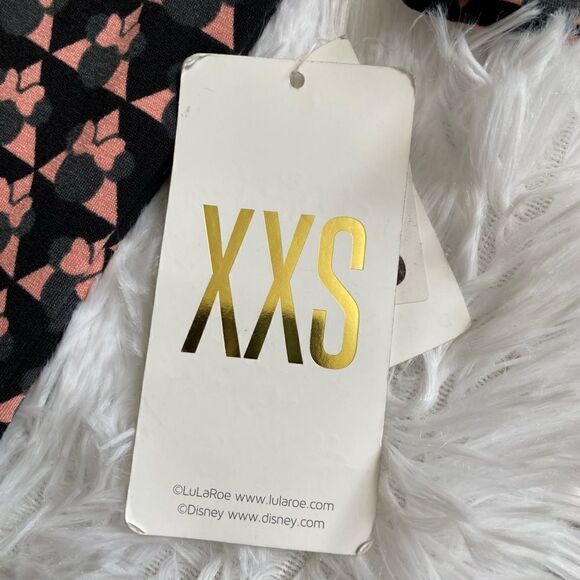 LULAROE Disney Minnie Mouse Irma Top New Women’s Size XXS - Picture 7 of 8